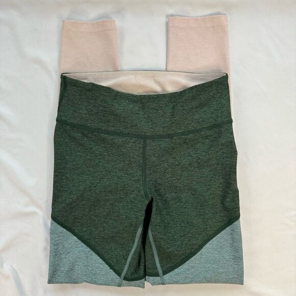 Outdoor Voices Size S Green Pink Colorblock Springs 7/8 Legging Mid Rise Gym - Picture 3 of 8